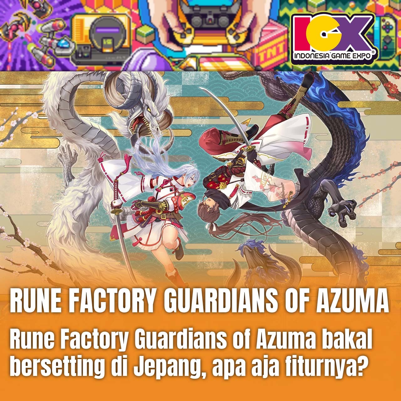 Rune Factory Guardians of Azuma Bakal Bersetting di Jepang