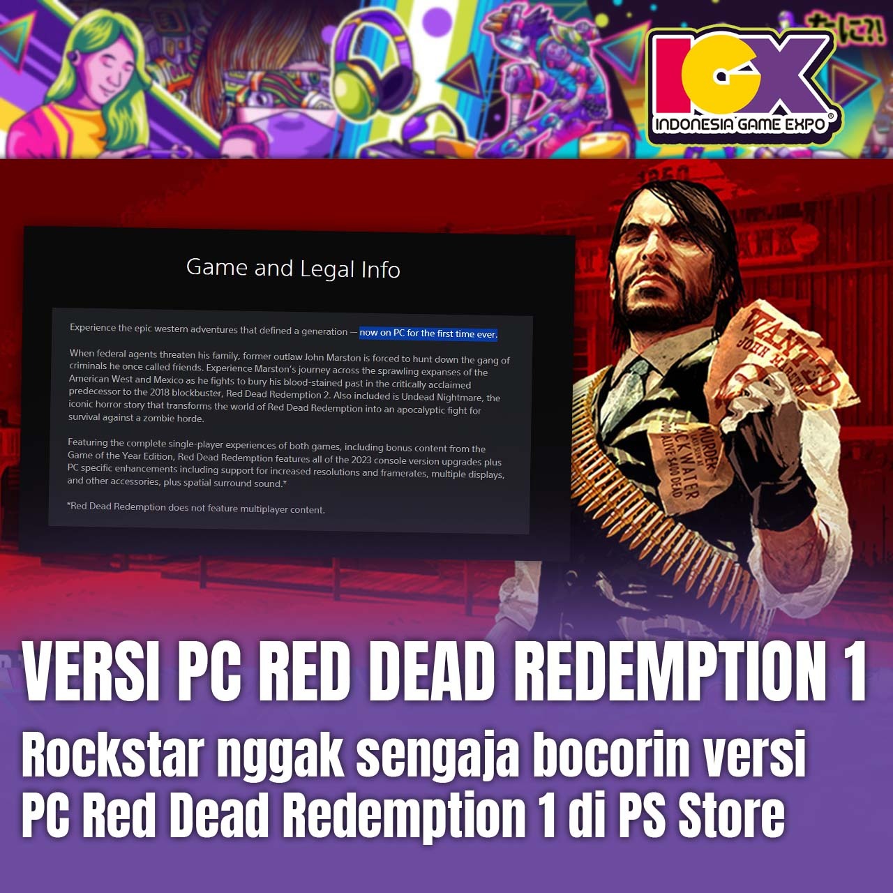 Red Dead Redemption 1 Bakal Masuk PC?