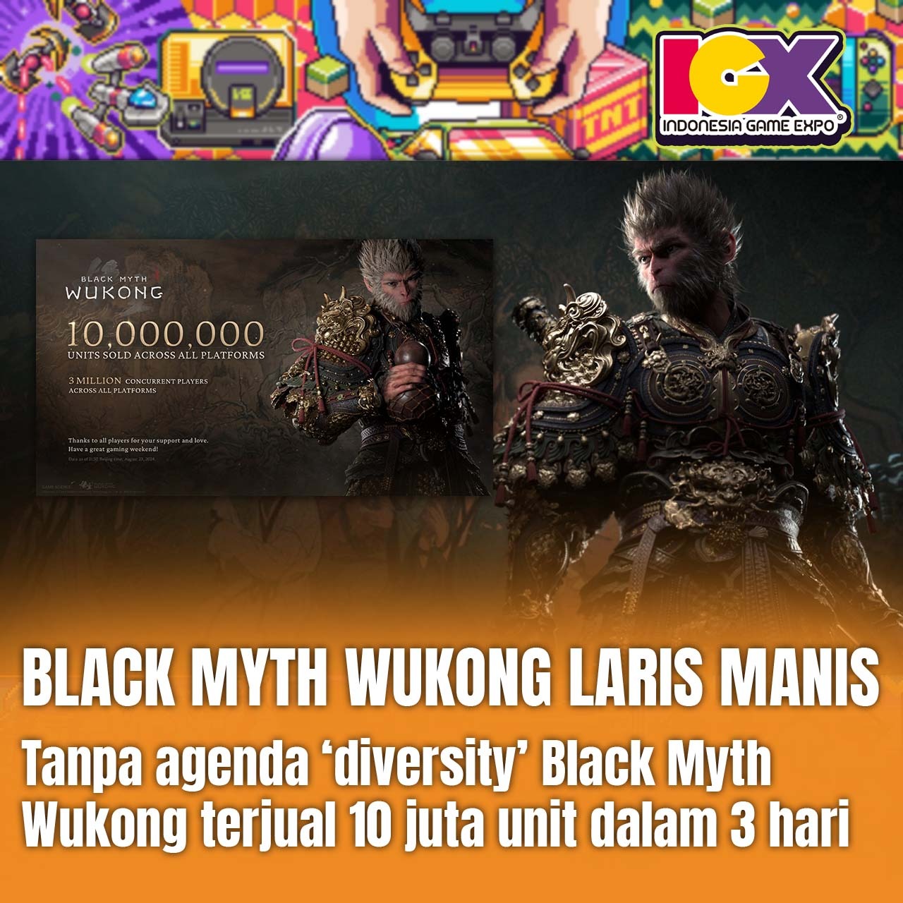 Black Myth Wukong Laris Manis Tanpa Agenda 'Diversity'