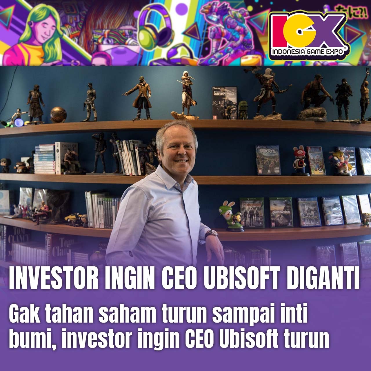 Investor Ingin CEO Ubisoft Diganti