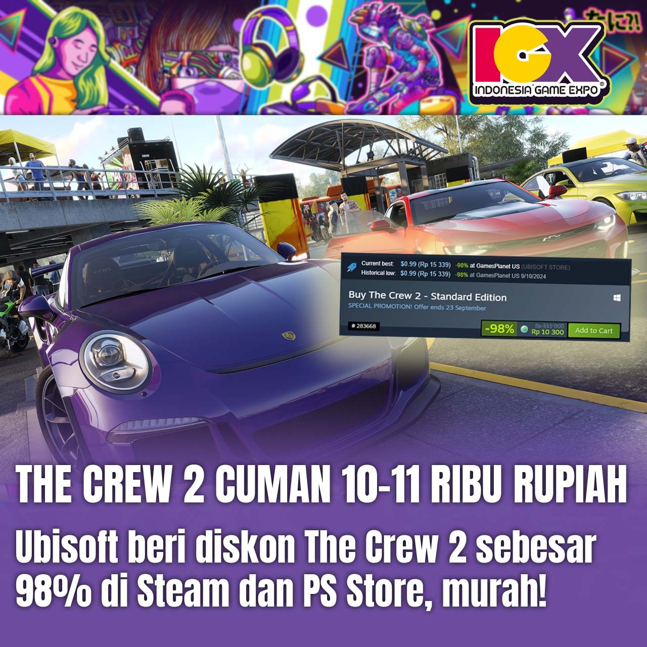 The Crew 2 Cuma 10rb Rupiah!