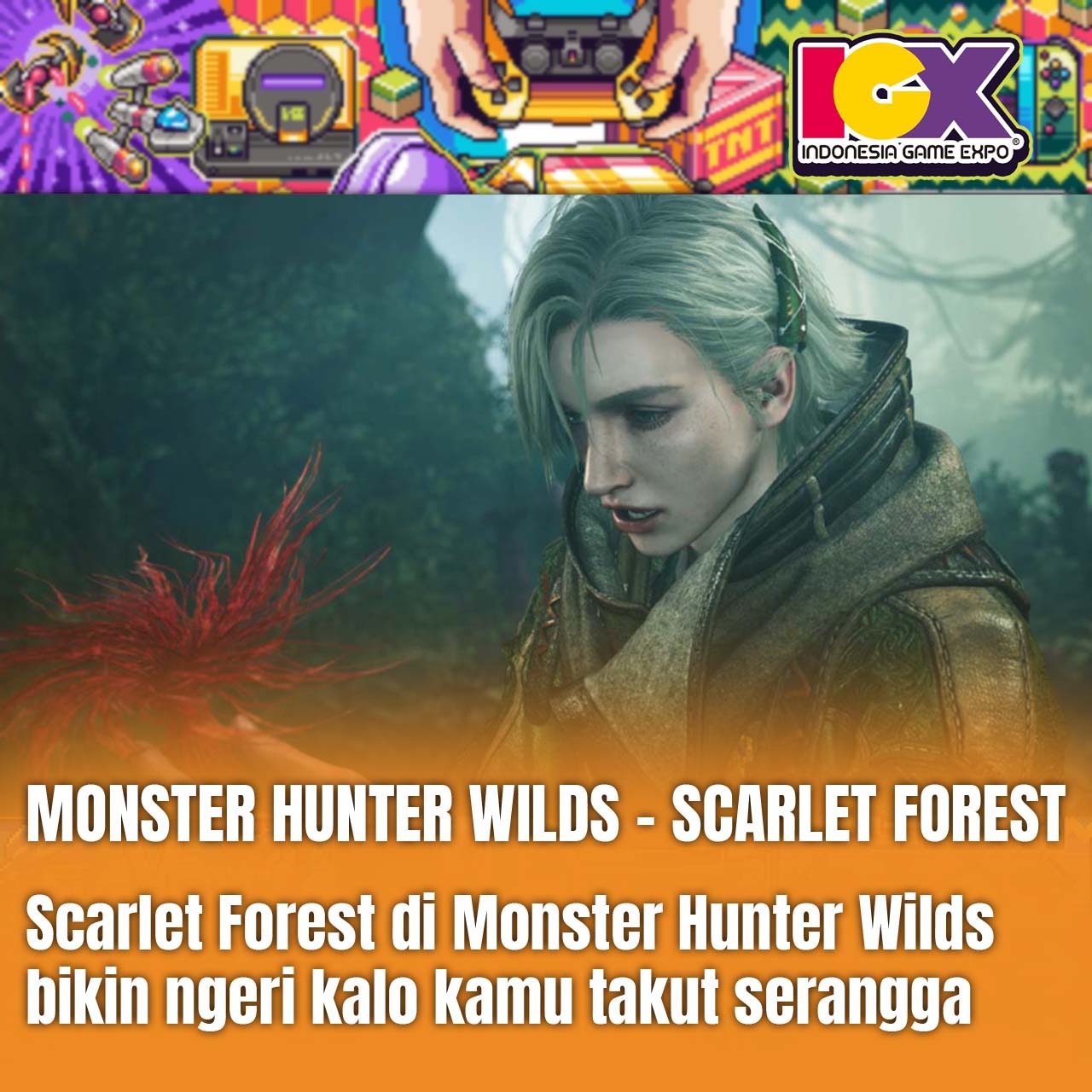 Scarlet Forest di Monster Hunter Wilds Bikin Ngeri Kalo Kamu Takut Serangga